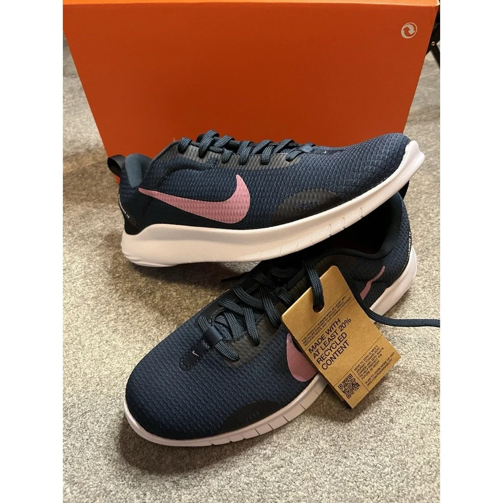 Nike Flex Experience RN 12 Armory Navy/Plum Dust-Black Women's Size 9 NWT